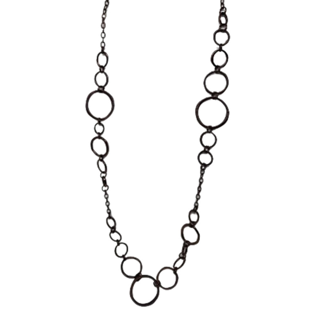 Lia Sophia "Haute Chocolate" Women's Long Necklace Bronze Finish (36-39")